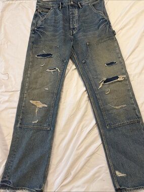 Purple Brand Carpenter drop-crotch jeans